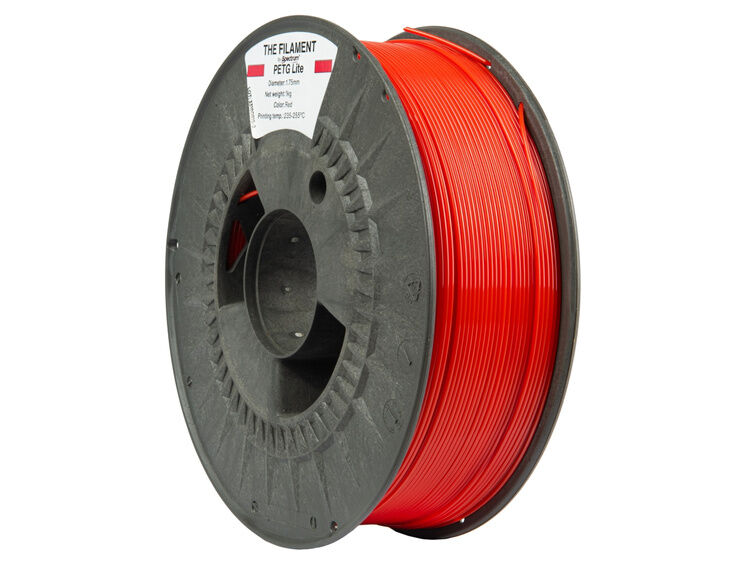 The Filament PETG Lite 1.75mm RED 1kg – Bild 2