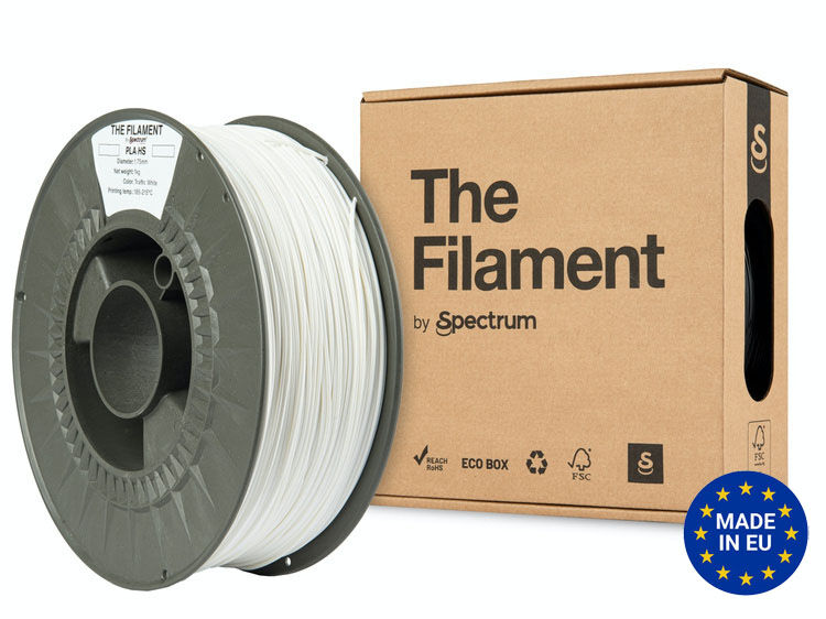 The Filament PLA HS 1.75mm TRAFFIC WHITE 1kg