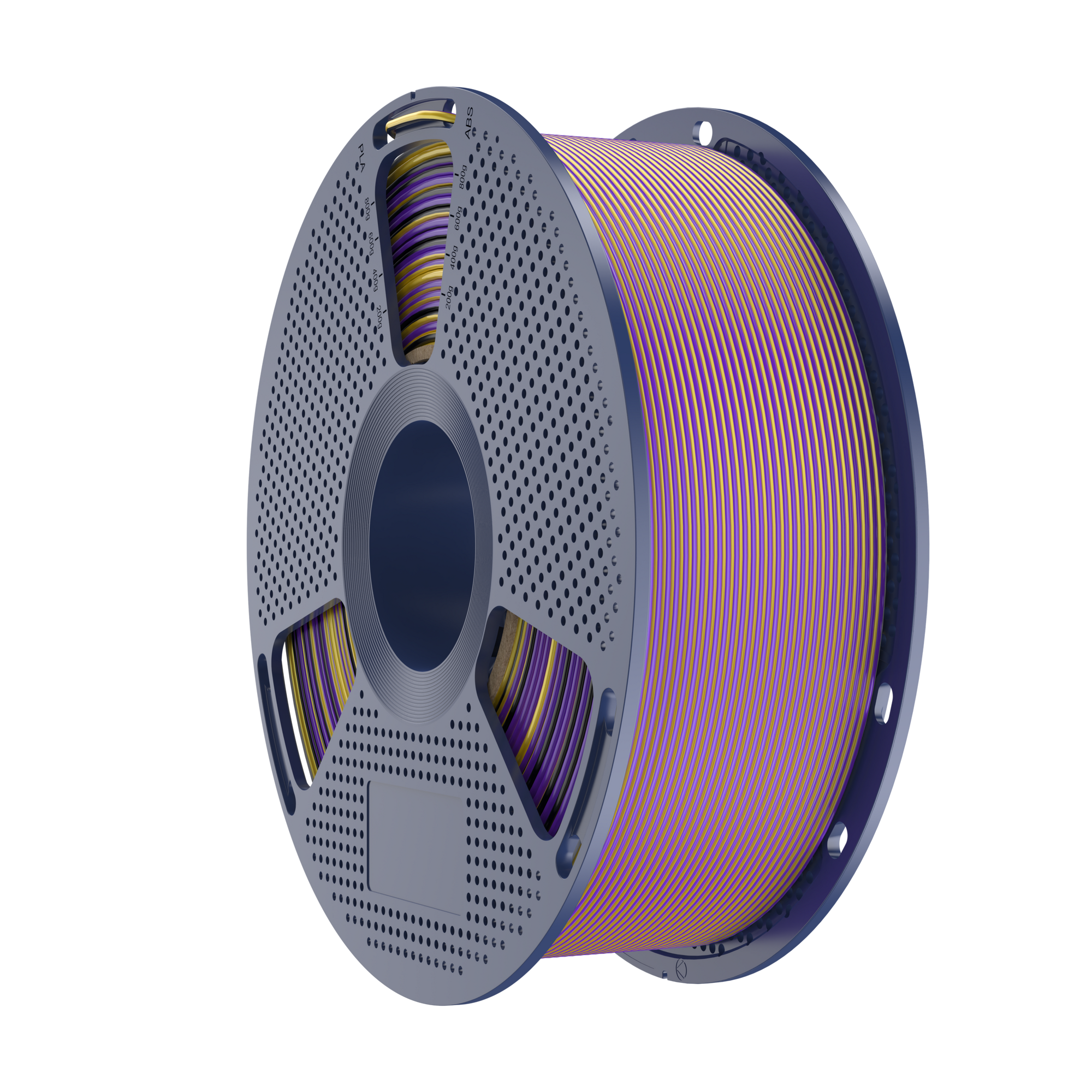 SUNLU Silk PLA+ Tricolor  1,75 mm 1KG, Black Gold Purple – Bild 2