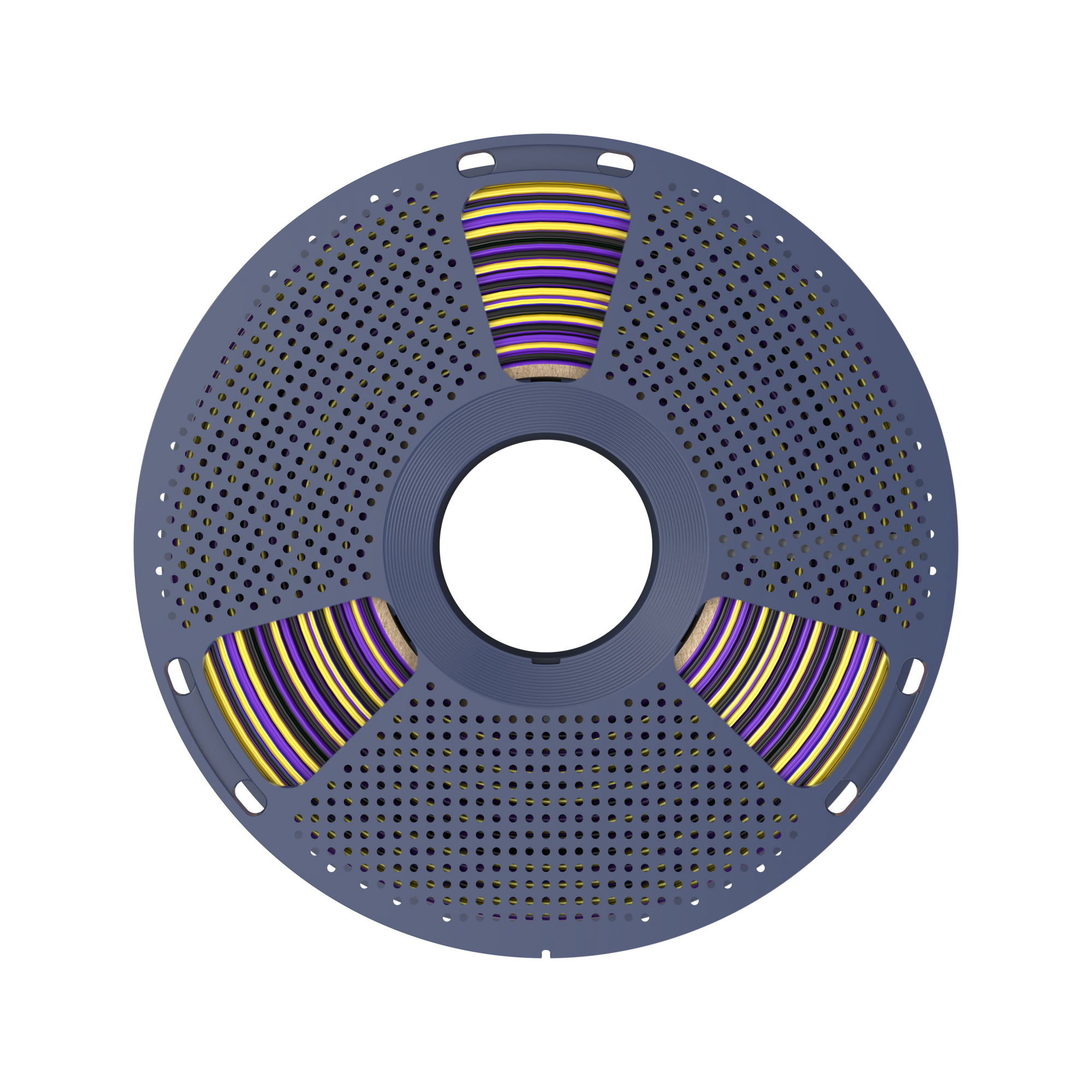 SUNLU Silk PLA+ Tricolor  1,75 mm 1KG, Black Gold Purple – Bild 3