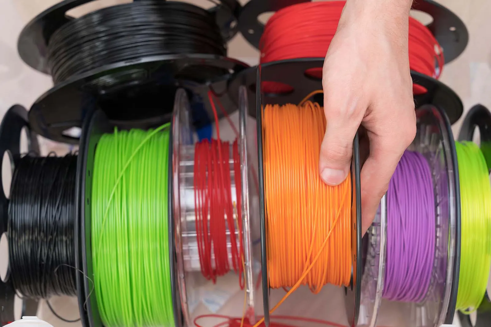 Vergleich von PLA-, PETG-, ABS- und ASA-Filamenten für den 3D-Druck in Österreich