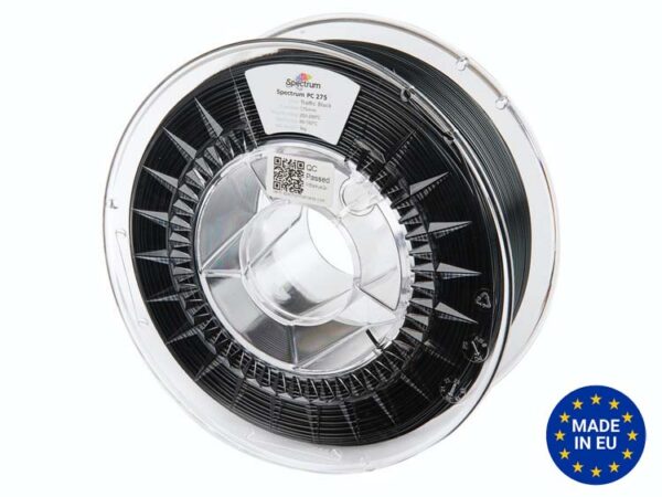 Spectrum PC 275 Filament — Polycarbonat mit einer Drucktemperatur von 275 °C für anspruchsvolle technische Bauteile